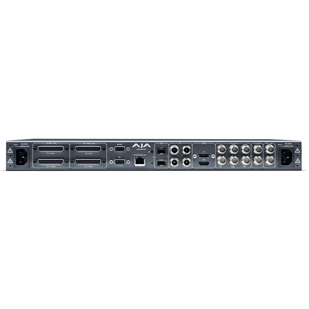 AJA FS2 Rear Panel