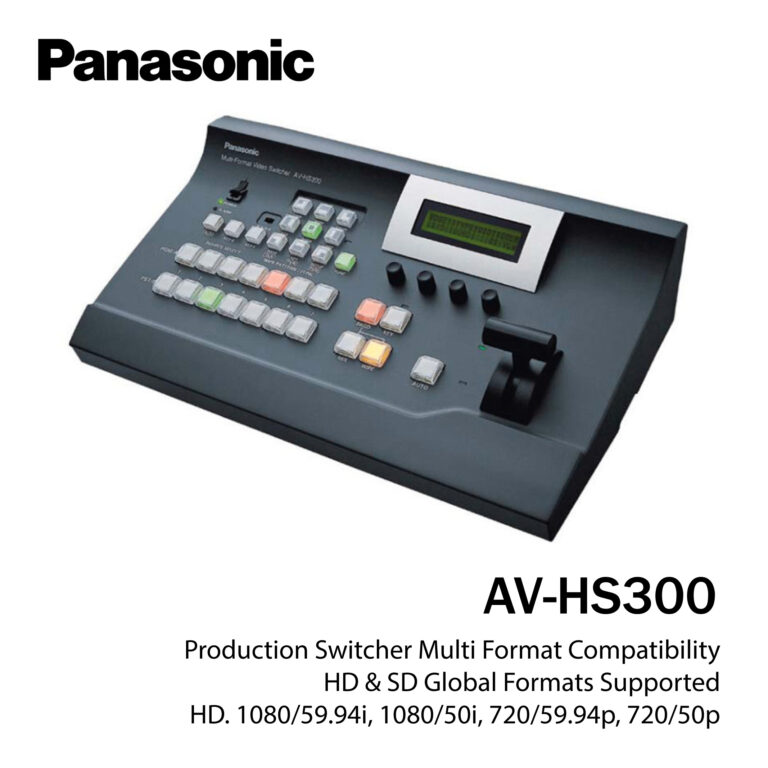 Panasonic AV-HS300 – ZTV BROADCAST SERVICES INC.