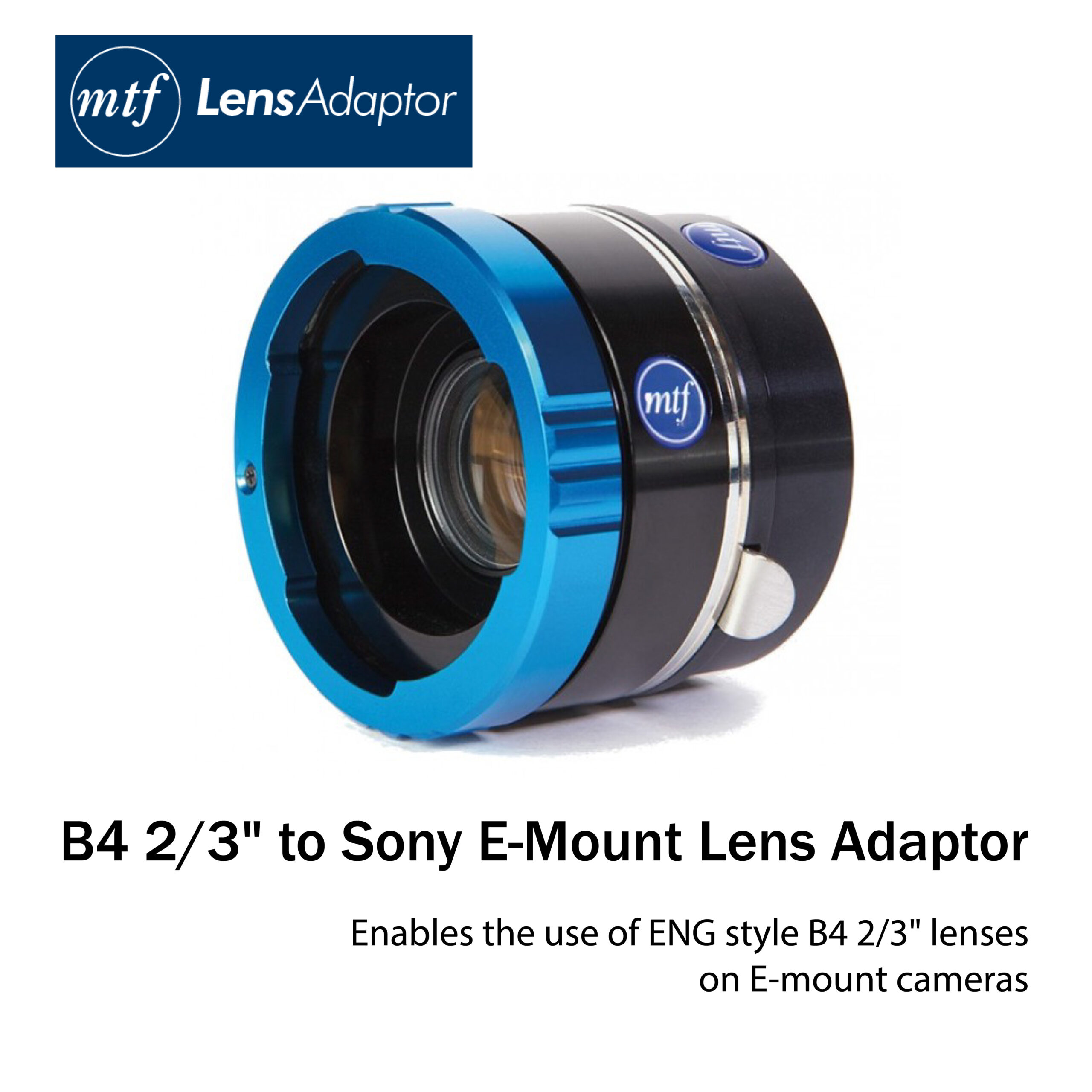 B4 2 3inch To Sony E Mount Lens Adaptor Ztv Broadcast Services Inc